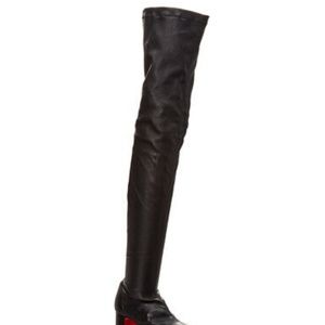 New Christian Louboutin Stretch over the knee boots  size 38